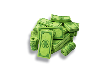 1000 coins to money